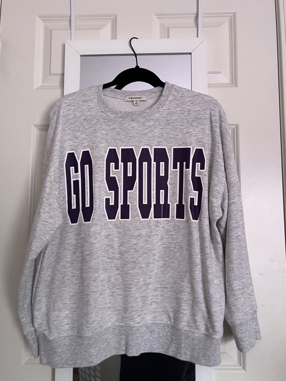 NWOT Francesca’s “Go Sports” Pullover